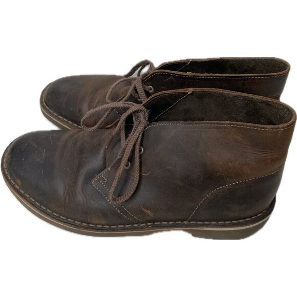 Clarks Desert Boot Men’s 7.5 Brown Beeswax Leather Chukka Iconic - Picture 5 of 9